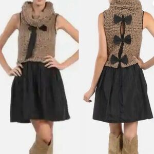 Stylish Black and Brown dress